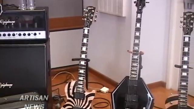ZAKK WYLDE AIMS FOR GIBSON DISCIPLE BULLSEYE HELLFIRE HALLOWEEN