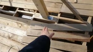 Коньковый прогон начало.