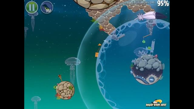 Angry Birds Space Pig Dipper 6-15 Space Eagle Walkthrough смотреть онлайн