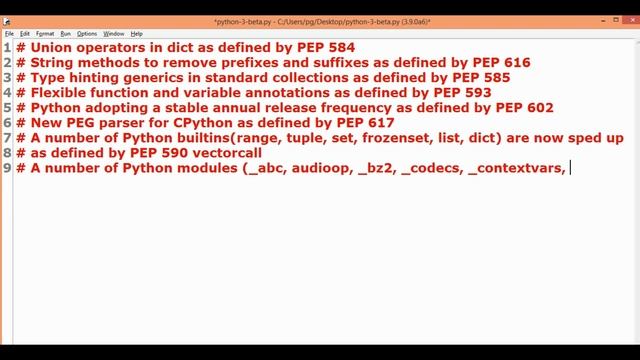 Python Releases: Python 3.9.0b1 New Features and Changes, Released on 19th May, 2020 смотреть онлайн