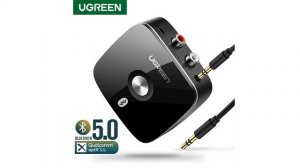 UGREEN Bluetooth RCA приемник 5,0 aptX LL 3,5 мм разъем Aux беспроводной адаптер Музыка для ТВ