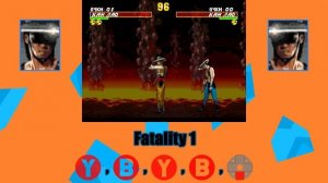 Ultimate Mortal Kombat 3 [Genesis] Kung Lao - приёмы