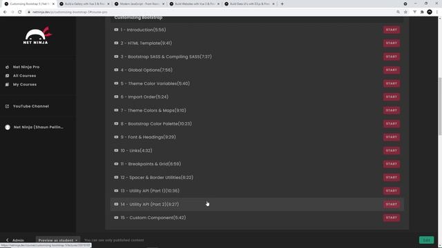New Pro Course - Customizing Bootstrap 5 смотреть онлайн