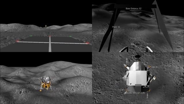 Lunar Lander Unity Project смотреть онлайн