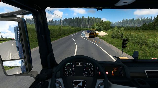 Euro Truck Simulator 2 • Будни дальнобойщика. Часть 3. Первый груз на новом MAN TGX Euro 6 XLX смотреть онлайн