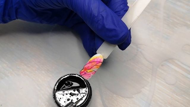 ДИЗАЙН НОГТЕЙ АКВАРЕЛЬ С ПАУТИНКОЙ + БУЛЬОНКИ/InnaNailChampoin смотреть онлайн