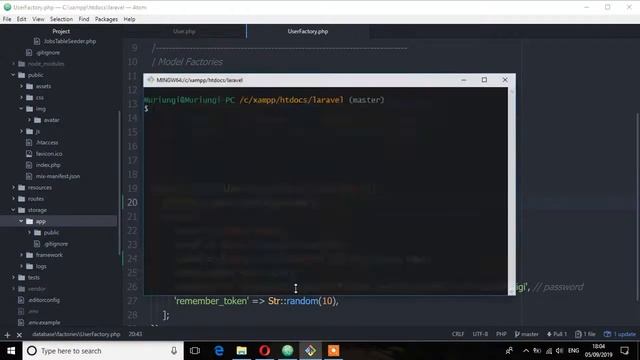 Laravel 6 Tutorials for Beginners(Part 59) - Create User Factory смотреть онлайн