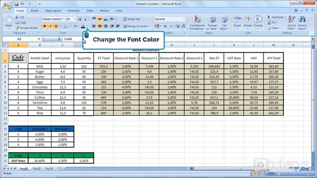 How to change the formatting of a data with Excel 2007? смотреть онлайн