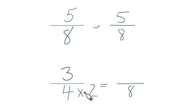 Which fraction is larger? 5/8 or 3/4 смотреть онлайн