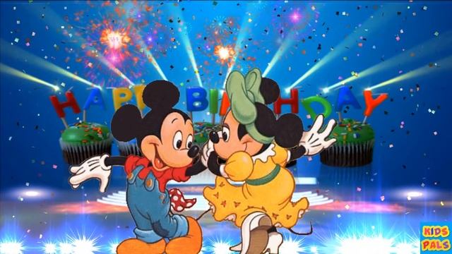Original Happy Birthday Song ♫♫♫ Birthday Song For Kids with mickey mouse смотреть онлайн