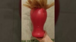 Создание шиньона из натуральных волос.