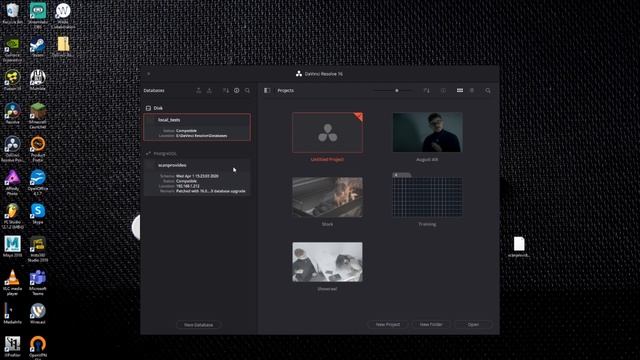 Creating A Shared Database Within DaVinci Resolve Studio смотреть онлайн