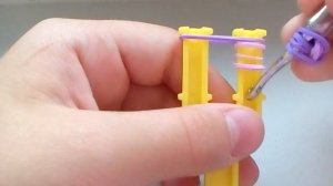 ЦВЕТОК из резинок на рогатке?