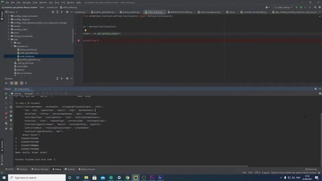 IG Trading Python API - Getting Open Orders смотреть онлайн