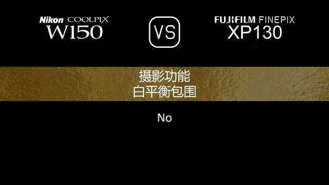 Nikon Coolpix W150 与 Fujifilm FINEPIX XP130 的规格比较 смотреть онлайн