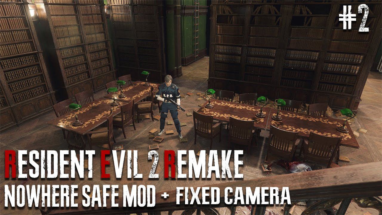 Resident Evil 2 Remake ►Nowhere Safe MOD +Fix Camera► (Leon B - Hardcore) #2 смотреть онлайн