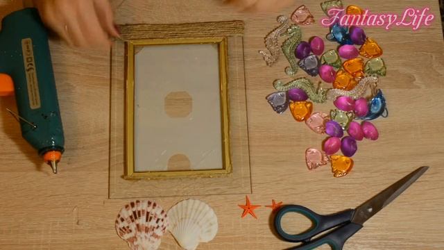 DIY! Декор фоторамки своими руками в морском стиле смотреть онлайн