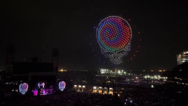 Dead & Company Steal Your Face Drone Show at Oracle Park, San Francisco, July 16, 2023 смотреть онлайн