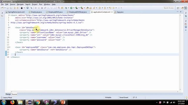 Spring - Inserting data using SimpleJdbcInsert | Spring JDBC tutorial | Spring JDBC смотреть онлайн