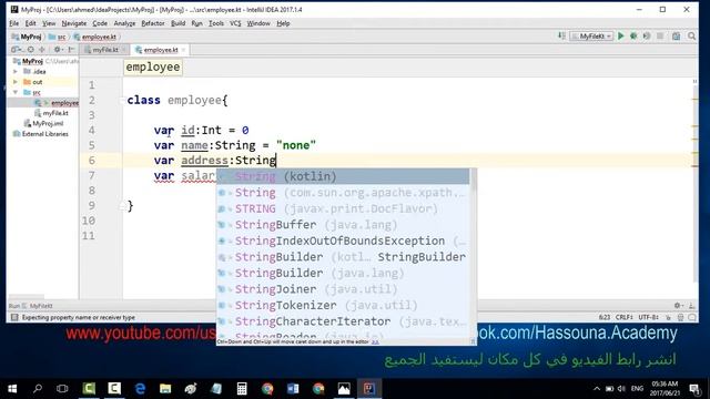 #83 kotlin انشاء خصائص داخل الكلاس او الفئة في كوتلن CREATE PROPERTY INTO CLASS смотреть онлайн