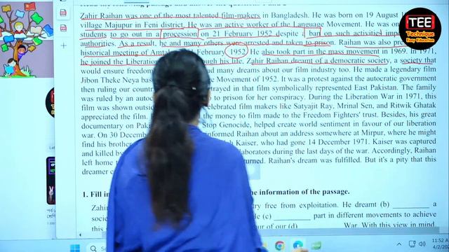 SSC English 1st paper I Seen Passage I Fill In The Gaps And Matching смотреть онлайн
