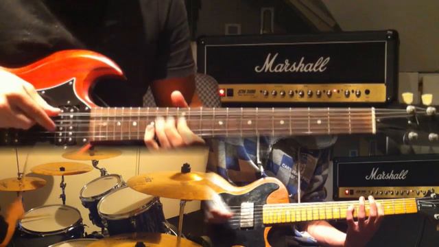 Back in Black solo - ACDC cover HD смотреть онлайн