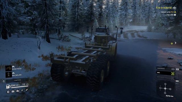 SnowRunner - CAT 745C Ice Test in North Port, Alaska смотреть онлайн