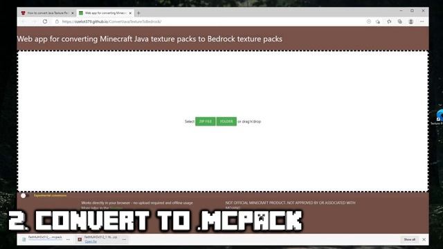 How To Convert Java Texture Packs To Windows 10 Edition • 2021 смотреть онлайн