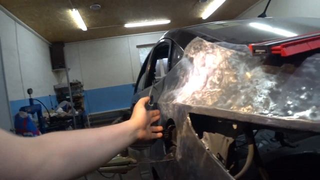 Hyundai solaris перевертыш. Спасаю тотальное крыло. смотреть онлайн