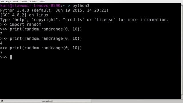 Podstawy Pythona - 05 Moduły języka Python - Biblioteka Standardowa смотреть онлайн