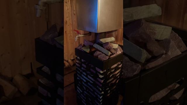 Печь для бани ASTON 20 со стеклянной дверцей. смотреть онлайн