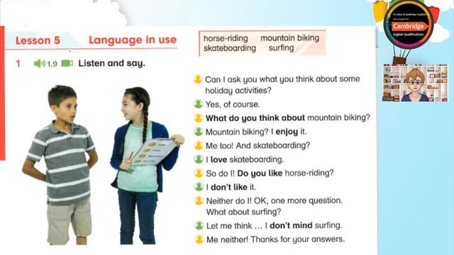 Academy Stars 4 - Flyers _ Unit 1 - Holiday News _ Lesson 5 - Language in Use смотреть онлайн