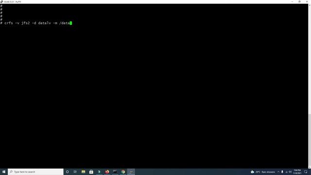 HOW to create VG and LV and filesystem on AIX 7.2 server смотреть онлайн