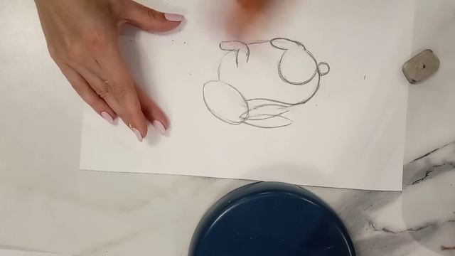 Рисуем,, Зайчика,, с помощью геометрических фигур смотреть онлайн