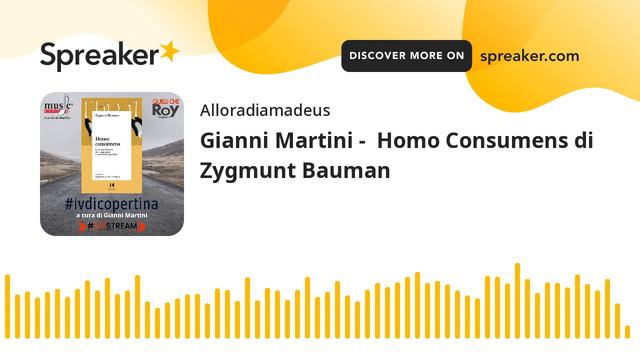 Gianni Martini - Homo Consumens di Zygmunt Bauman смотреть онлайн