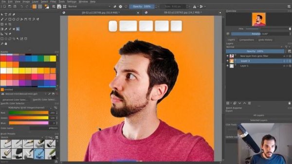 How to Remove the Background of an Image with Krita and GMIC