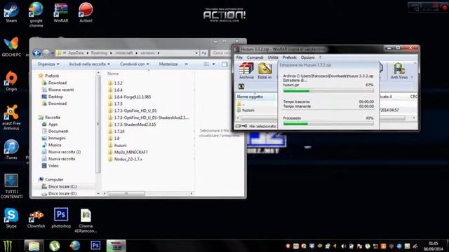 COME METTERE HUZUNI MINECRAFT 1 7 10!! EASY смотреть онлайн