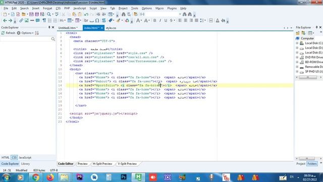 personal site design with html,css,php and to WordPress-آموزش طراحی سایت شخصی 0-100پارت اول смотреть онлайн