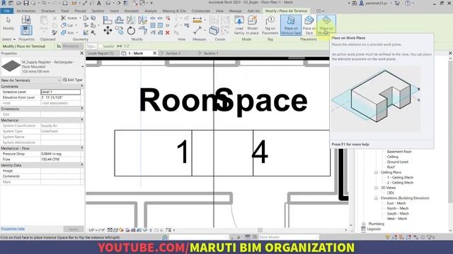 PART 3 - Laying out first floor HVAC equipment смотреть онлайн