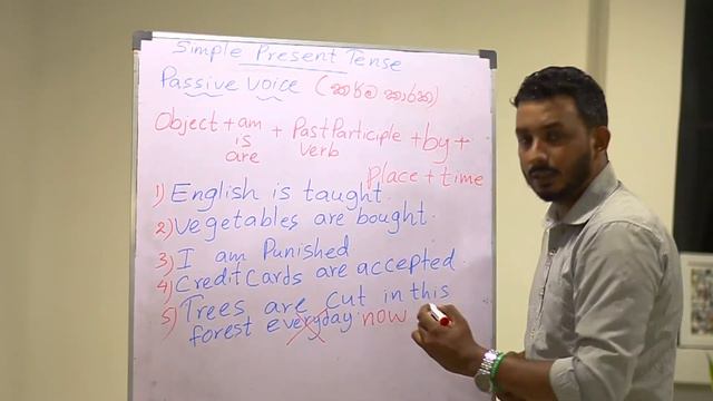 Learn English in Sinhala- Lesson 15 #Simple Present Tense#Passive Voice # смотреть онлайн