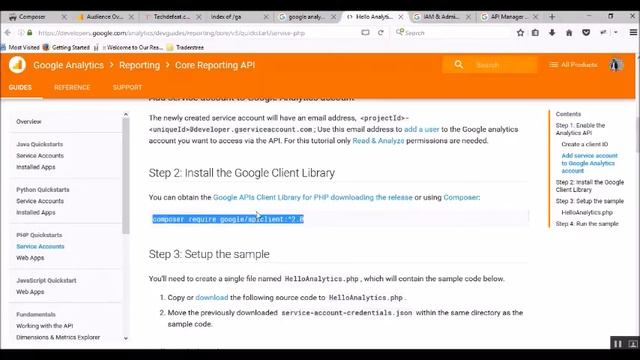 integrating google analytics with php : Fetching Results from GA смотреть онлайн