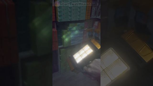 Многофункциональный фонарь с солнечной батареей. смотреть онлайн