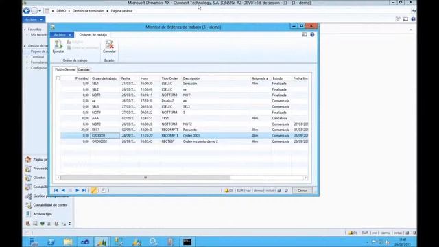 Quomobile: Gestión de tareas y procesos desde terminales móviles para Microsoft Dynamics AX (Axapta смотреть онлайн
