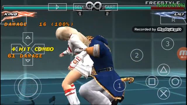 TEKKEN 5 DARK RESSURECTION KING LONG GRAPLE COMBO 7 HIT 126 DAMAGE - COMBO SET UP PPSSPP TUTORIAL смотреть онлайн