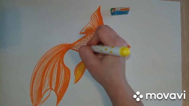 Как нарисовать Рыбку фломастерами смотреть онлайн