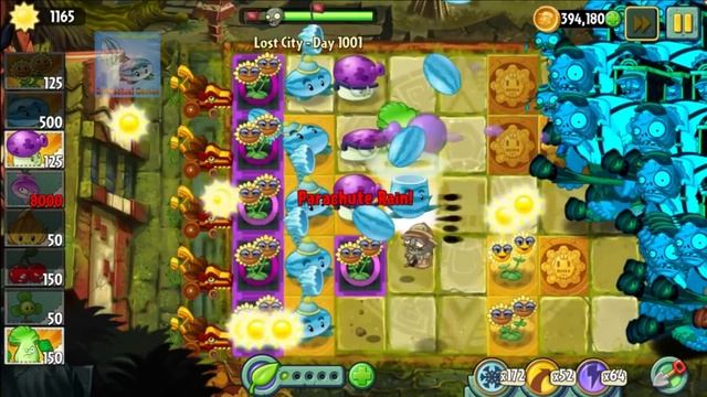 Plants vs Zombies 2 Temple of Bloom level 1001 CrAzY sOuNd смотреть онлайн