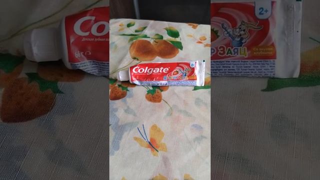 Зубная паста детская COLGATE Доктор Заяц с клубникой 50 мл Видеоотзыв (обзор) Елены смотреть онлайн