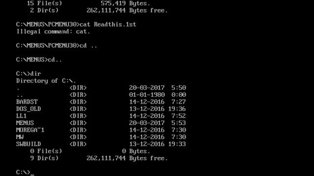 MS-DOS Menu Programs смотреть онлайн