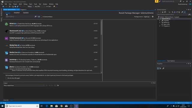 How to install Selenium in Visual Studio смотреть онлайн