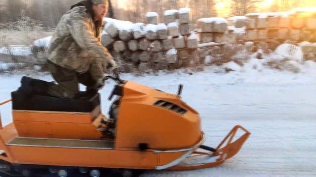 Снегоход буран с новой подвеской ! Обкатка смотреть онлайн